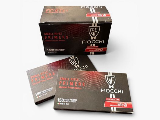 FIOCCHI Zündhütchen SMALL RIFLE Verpakking van 1500