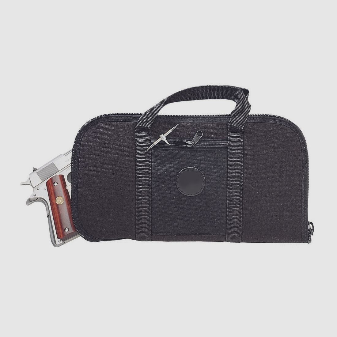 FUNDA DE CORDURA CON FORRO PARA PISTOLA CON BOLSILLO 37X20 RADAR 1957