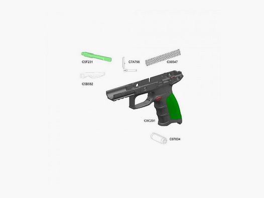 KIT LEVE SICURA E IMPUGNATURA PER APX FULL SIZE NERO