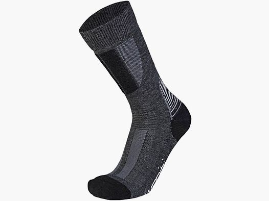 wapiti Sock S09 Trek Merino Jedwab (Antracyt)