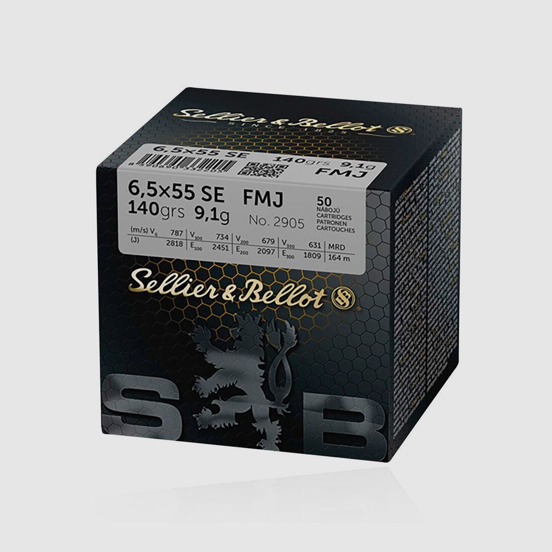 Sellier & Bellot FMJ 9,1g / 140gr 50 schoten