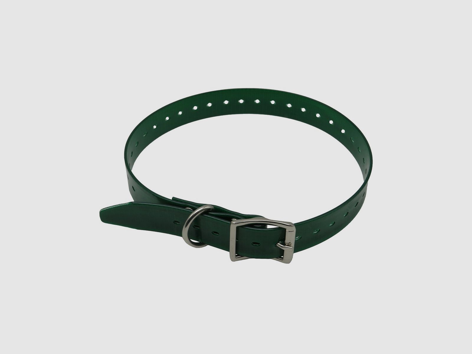 Kunststoffbeschichtetes Halsband aus Biothane fluo 65 cm X 2,5 cm X 2 mm, Bild 1 von 2