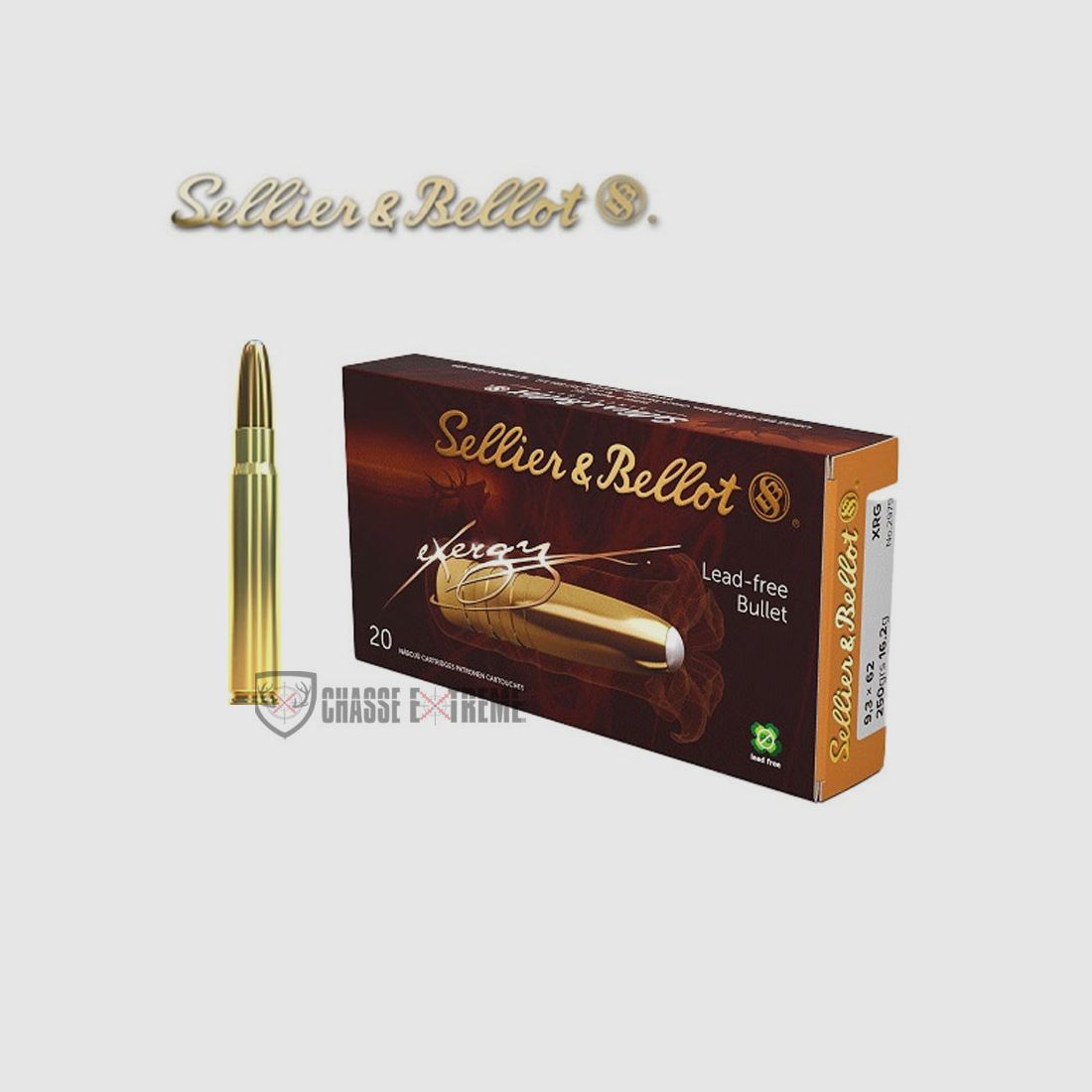 20 Patronen S&B Kal. 9,3X62 250Gr XRG