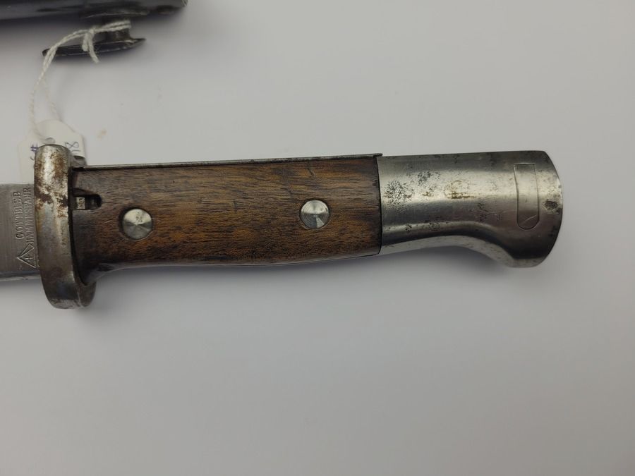 Seltene Bajonett 84/98 2. Typ – Geschliffene Säge – Gottlieb Hammesfahr- Solingen- Foche – Ausgezeichneter Zustand, Bild 10 von 13