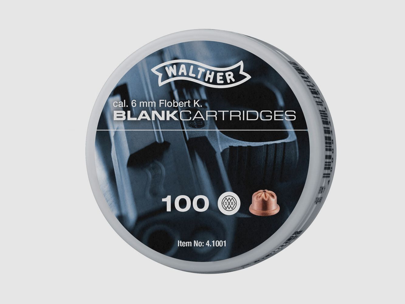 Walther cartucce a salve calibro 6mm Flobert - 100 colpi