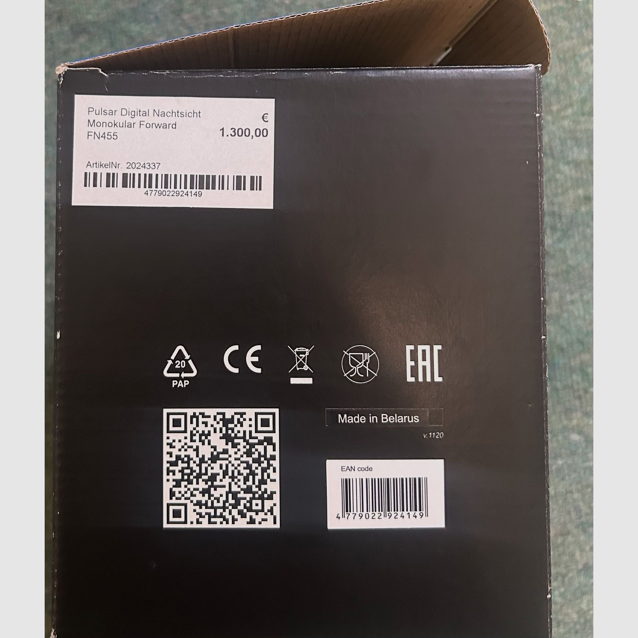 Pulsar FN455 - 200 €