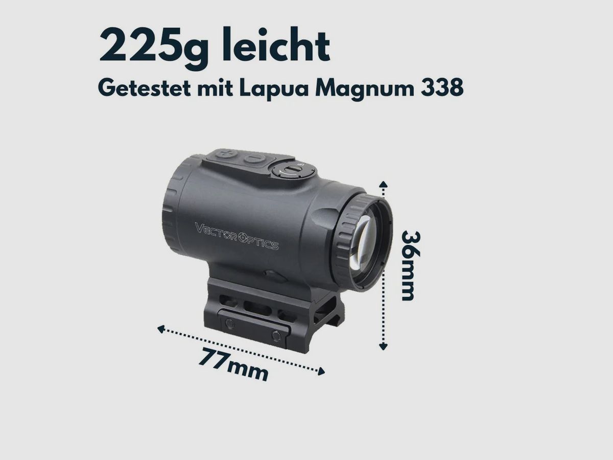 Vector Optics SCPS-M03 Paragon 3x18 Micro Prism Scope