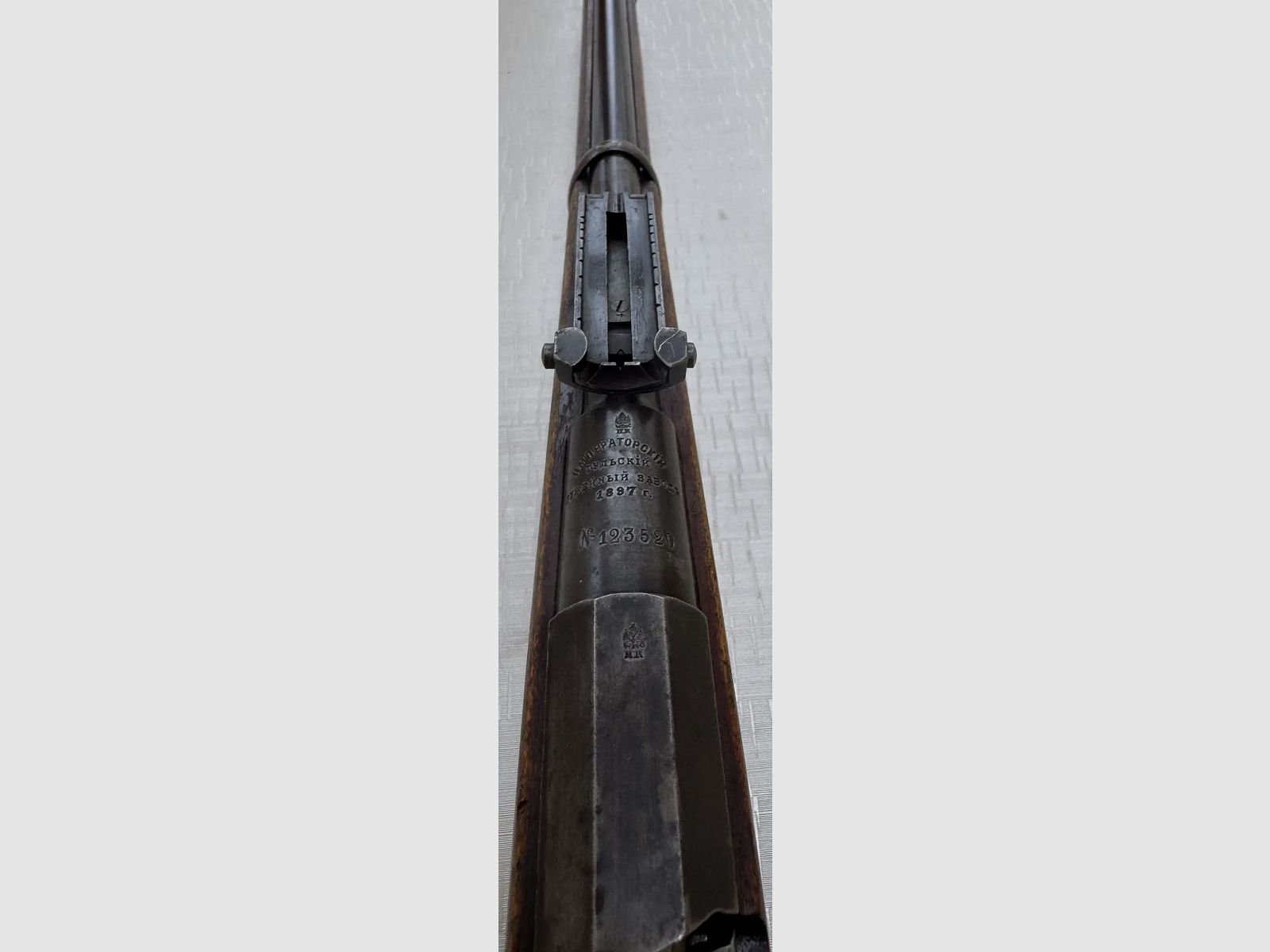 Mosin Nagant carabine courte cosaque russe M1891 – Tula 1897 – numéroté identiquement calibre