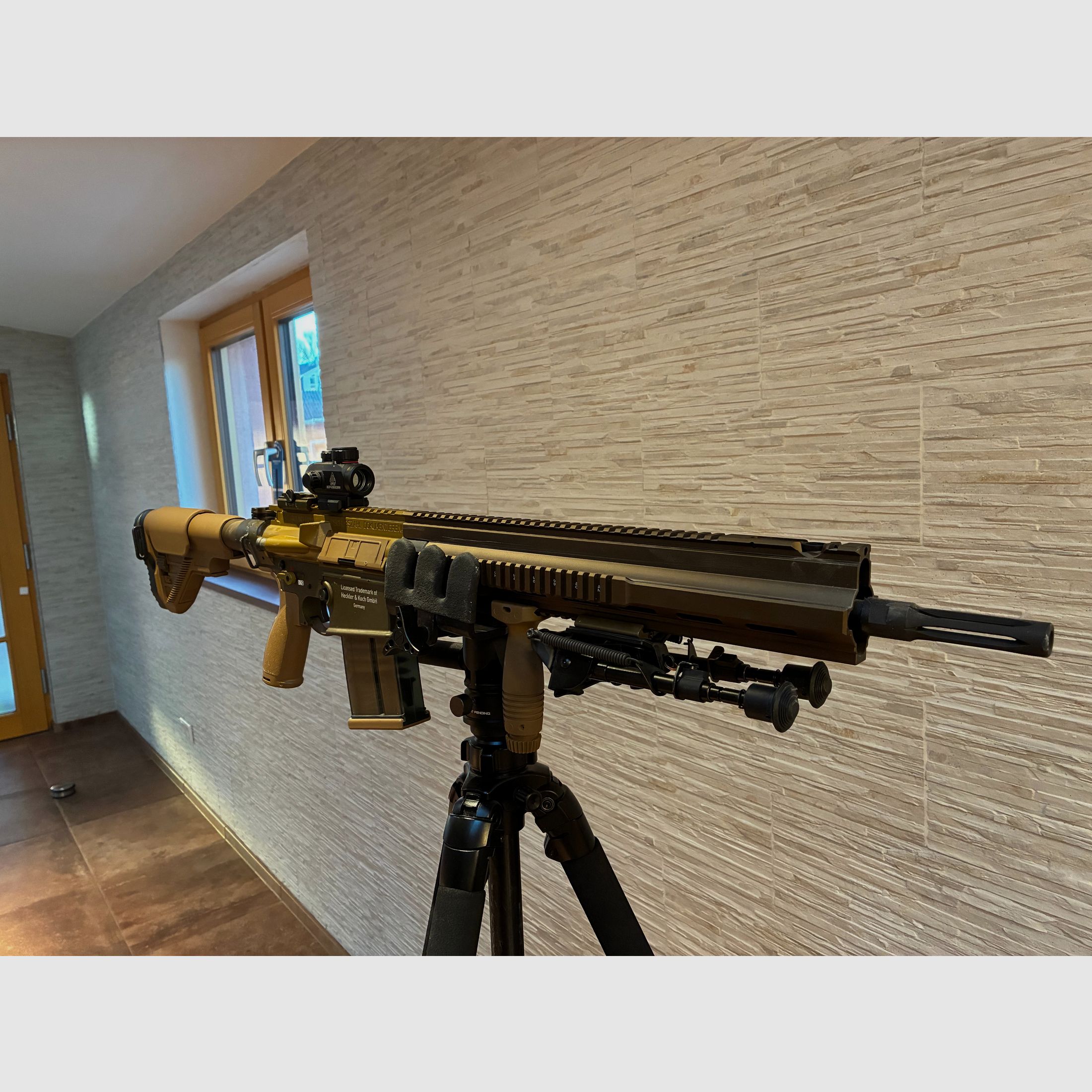 Airsoft Geweer H+K G 28 6 mm BB elekt. 1,7 Joule SAEG+ Magazine