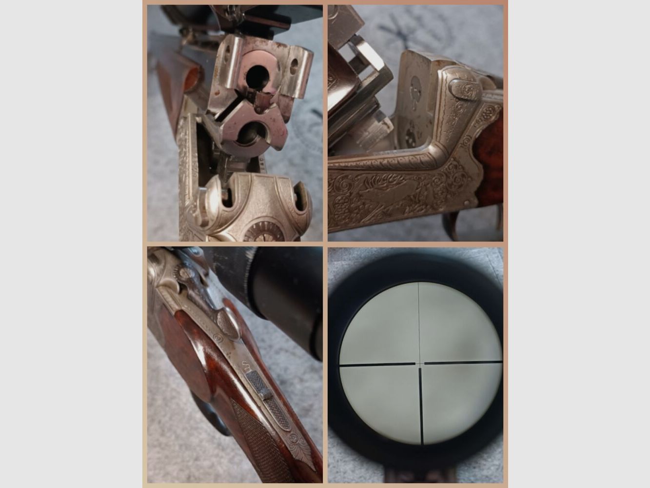 Franz Sodia Ferlach fusil superposé avec canon inséré K&S + ZF Doctor 2,5-10x48