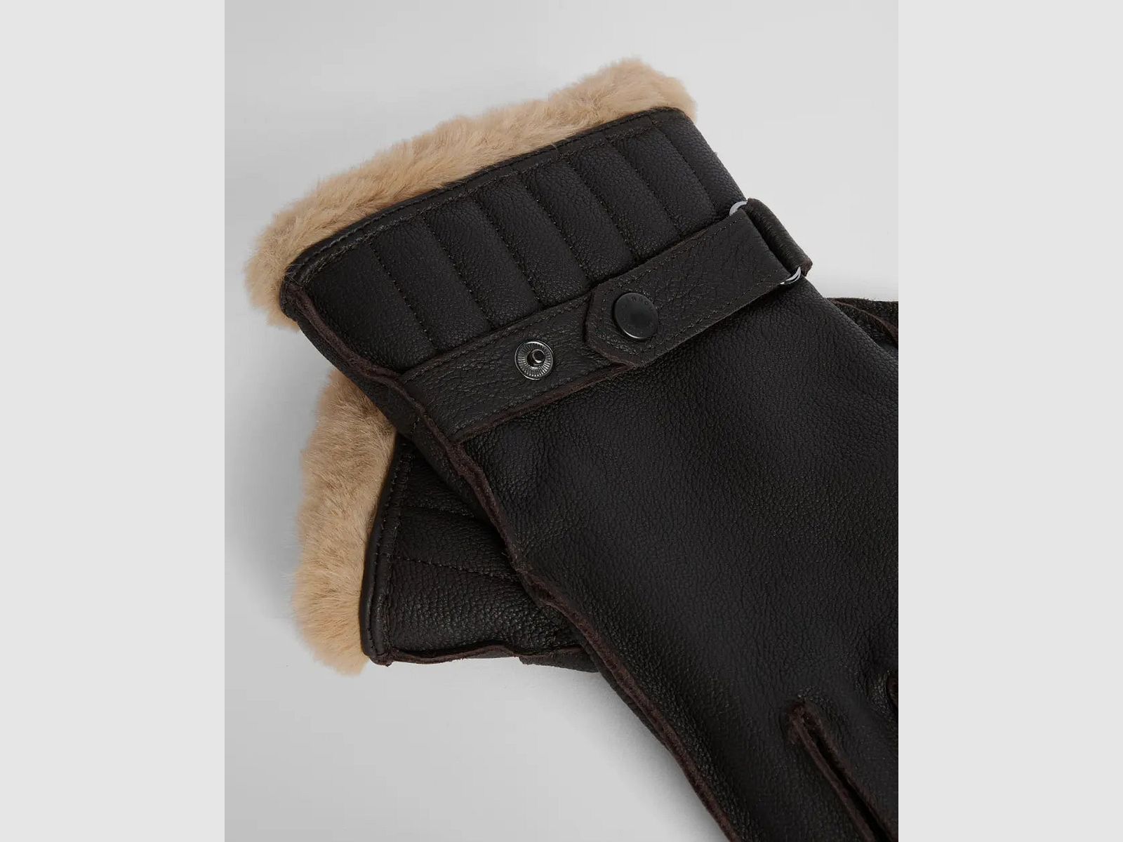 Barbour Herren Leder -Handschuhe Braun