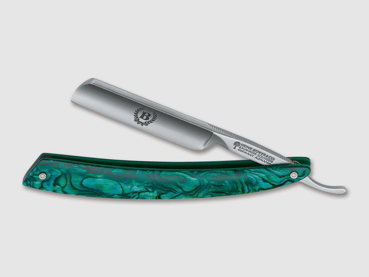 Rasiermesser 4/8 Abalone Mini französischer Kopf
