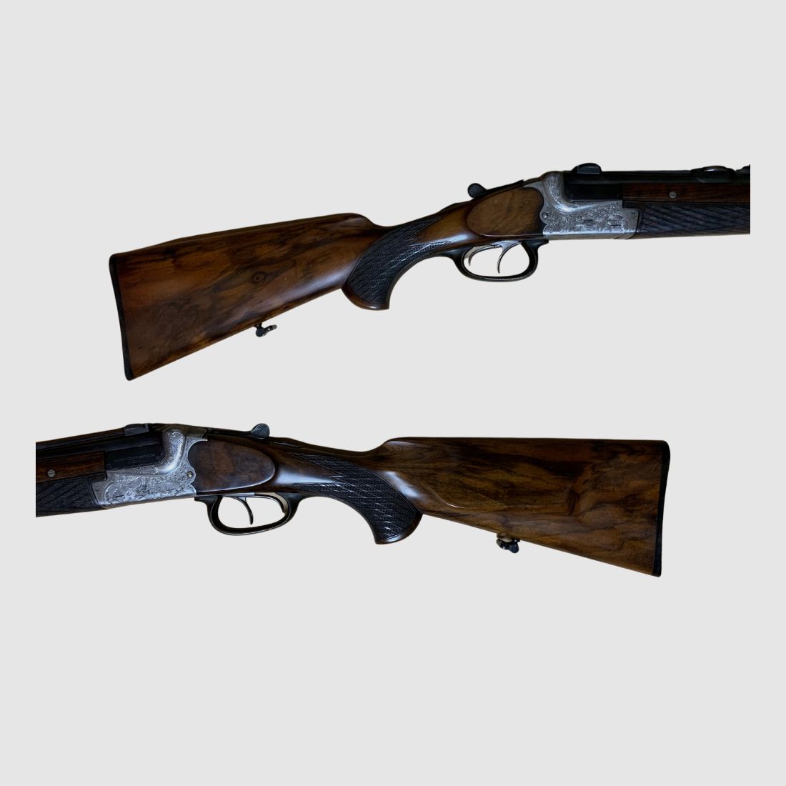 Bockdoppelbüchse 9,3x74R en verwisselbare loop Merkel 16/70 & 6.5x57R ZF: Zeiss 2.5-10x52