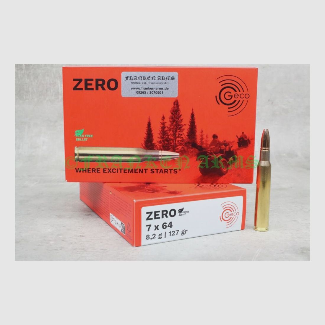 GECO Zero 7x64 127gr. 8,2g 20 Stück Staffelpreise
