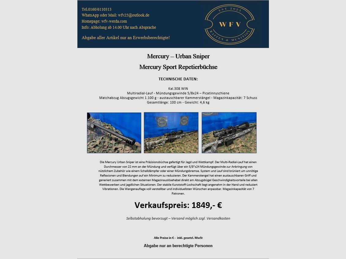 Mercury  Urban Sniper