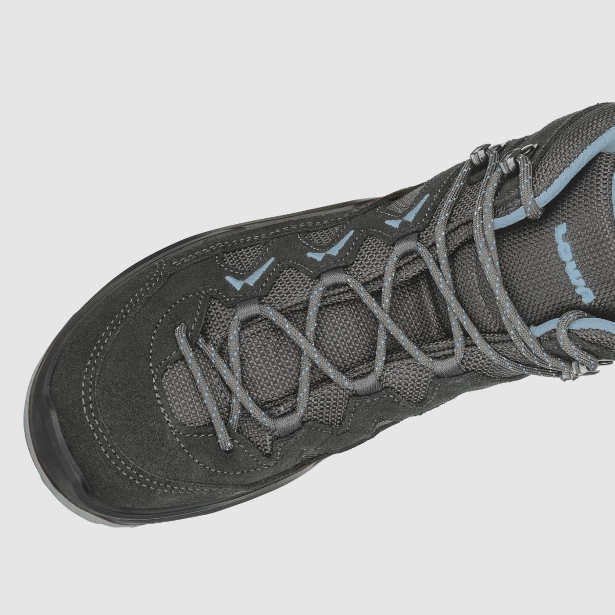 LOWA Sirkos Evo GTX MID Dames Antraciet/ IJsblauw