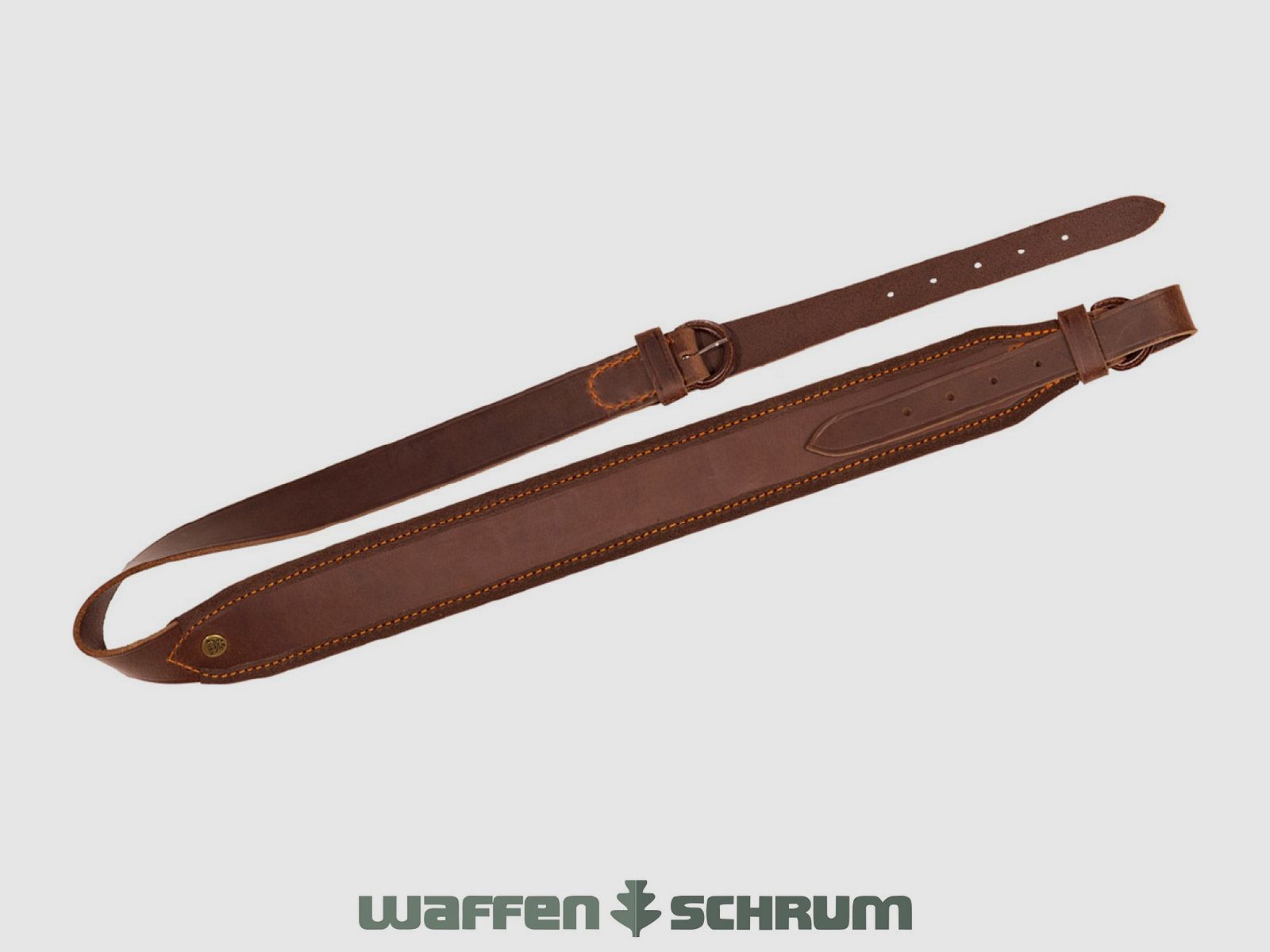 AKAH Rifle Sling Leather - Brown Pull-Up Effect