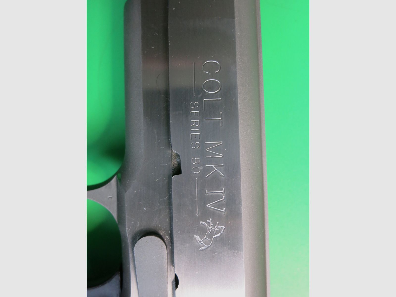 Colt Goverment MK VI Series 80, .45 AUTO, 5" Lauf, Edelstahl (Stainless), Pachmayr-Griff   #18