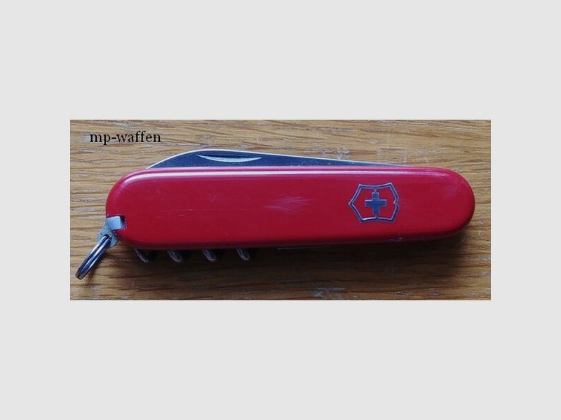 Victorinox Taschenmesser Waiter (9 Funktionen, Korkenzieher, Kombi-Klinge) rot