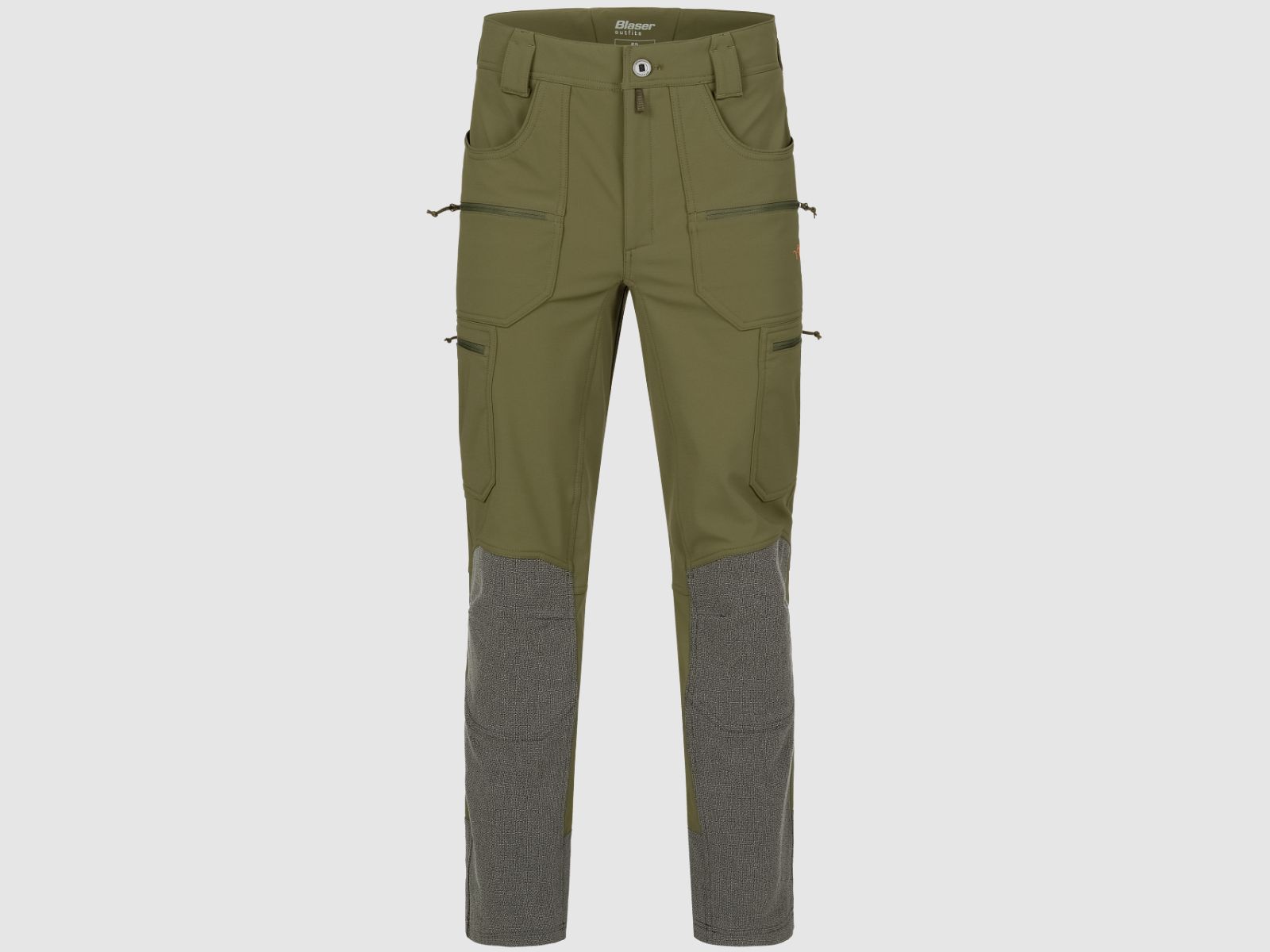 Blaser Herren Tackle Softshell Hose dunkel - oliv