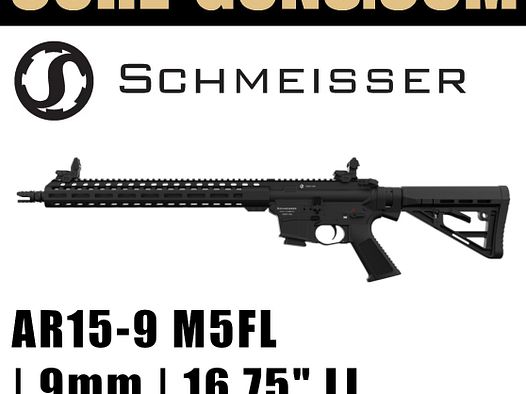 SCHMEISSER AR15-9 M5FL Schmeisser AR15-9 16,75" 9mm Luger Selbstladebüchse