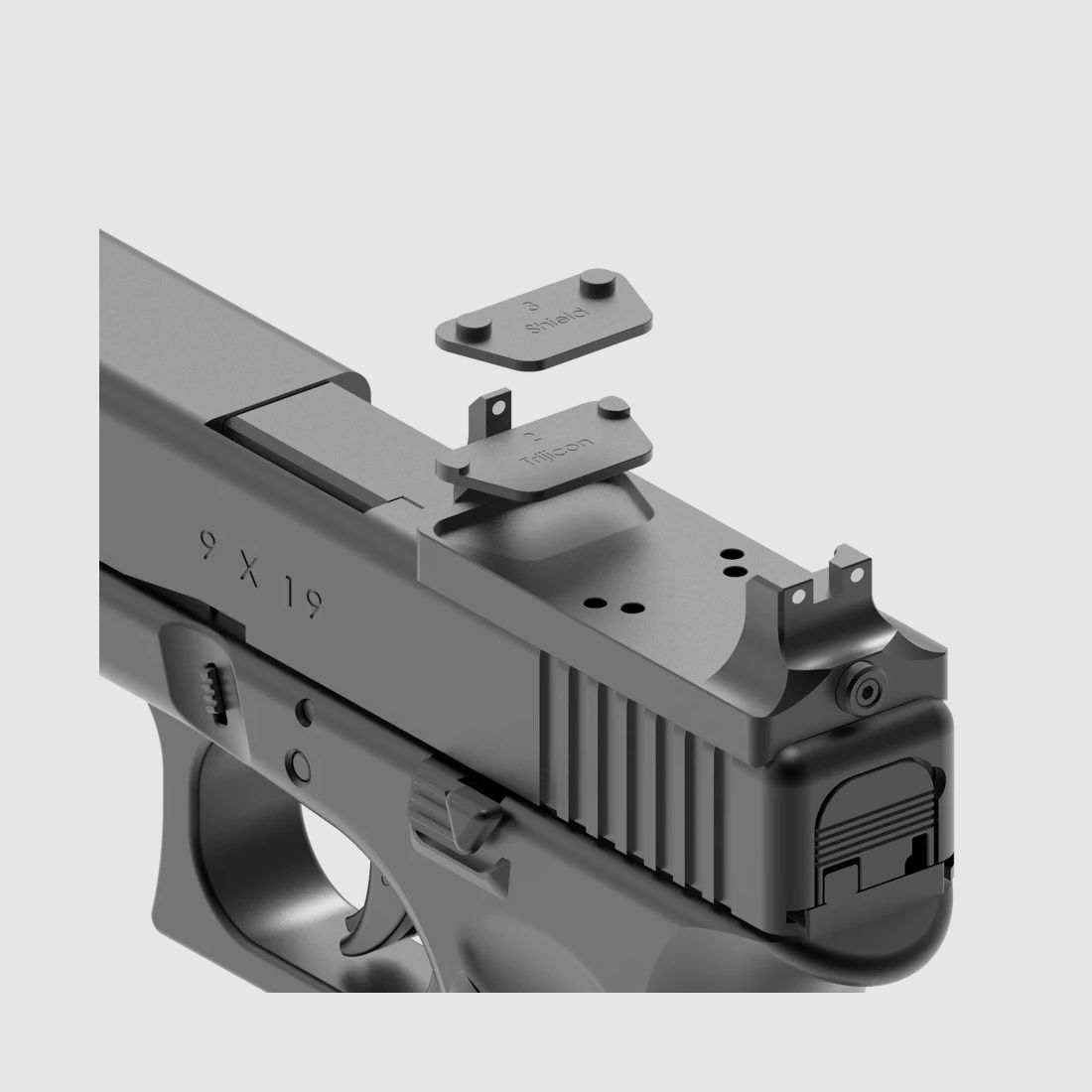 Holosun HS407C-X2 with MAKnetic CSM mount