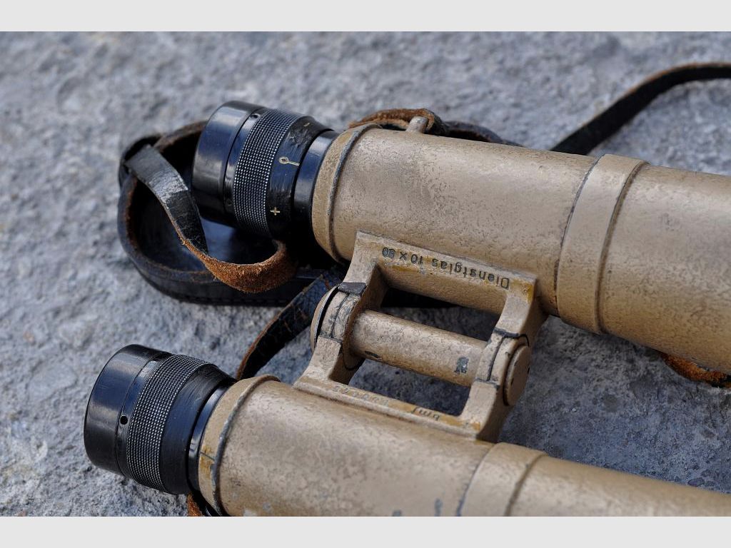 Original Dienstglas Afrika Korps 10x50 aus Wk2