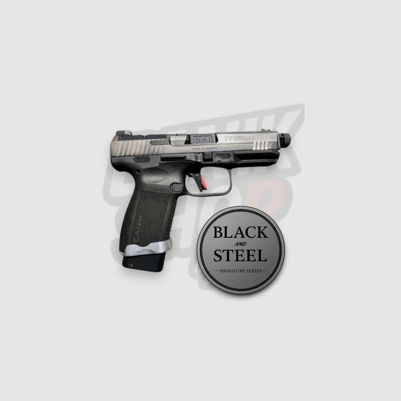 PISTOLET CANIK TP9 ELITE COMBAT BLACK AND STEEL