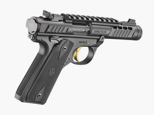 RUGER KK-Pistole Mod. Mark IV 22/45 Lite .22lr Black/Gold