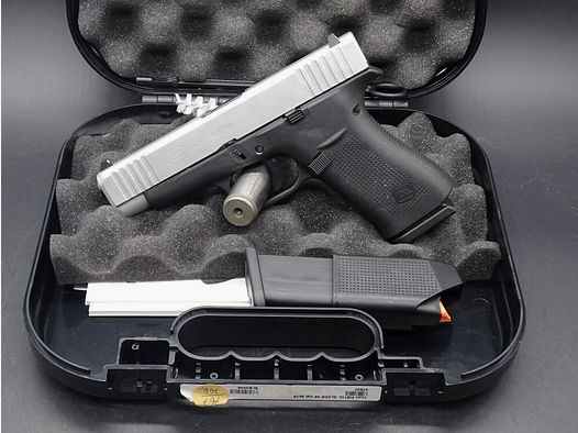 Glock 48 FS silver slide caliber 9mm Luger NEW WEAPON 48 FS silver slide
