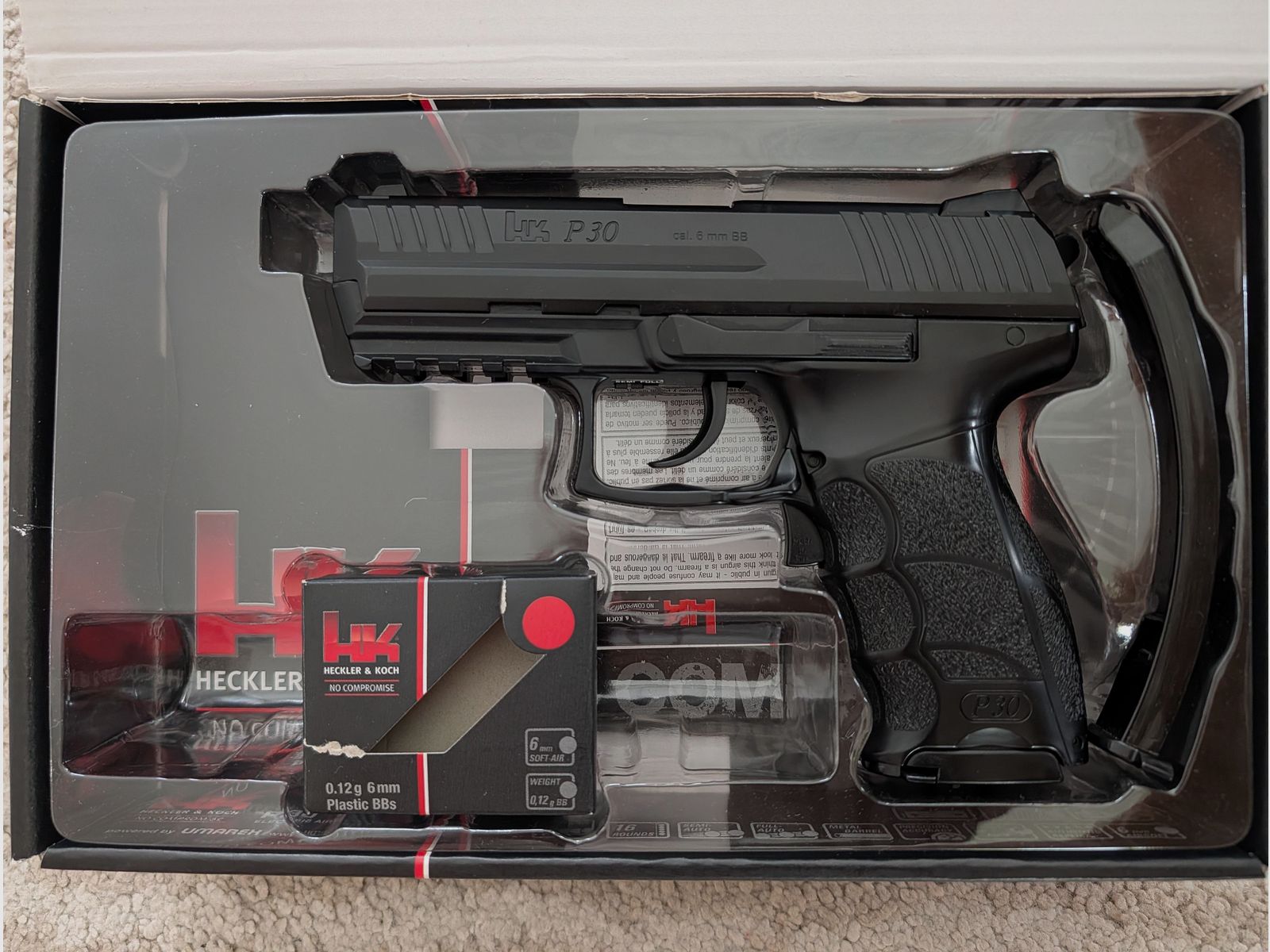 Softair HK MP7 AEP plus diverses