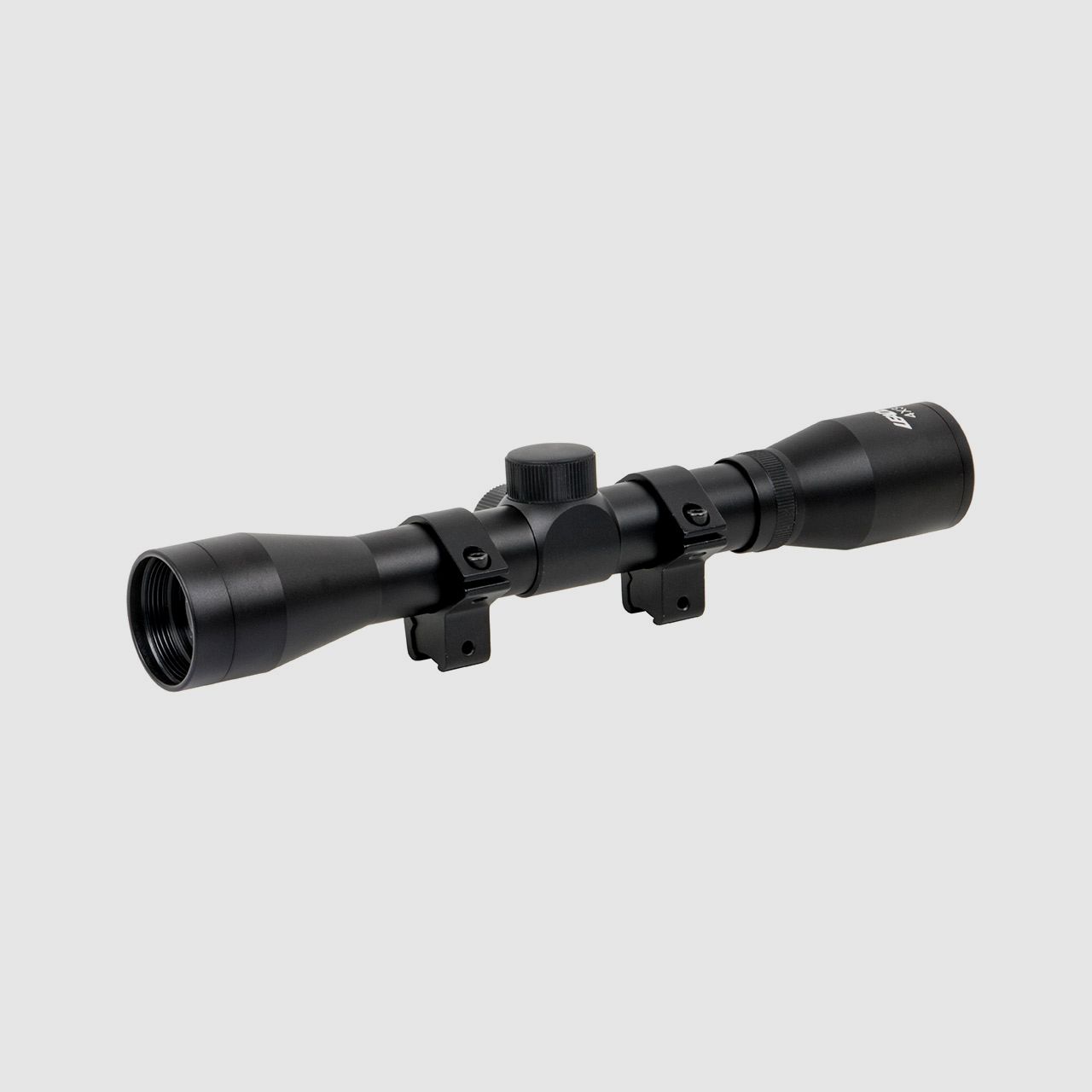 Zielfernrohr Leader 4x32, Duplex Absehen, 1 Zoll Tubus, mit Ringmontagen fĂĽr 11 mm Prismenschiene