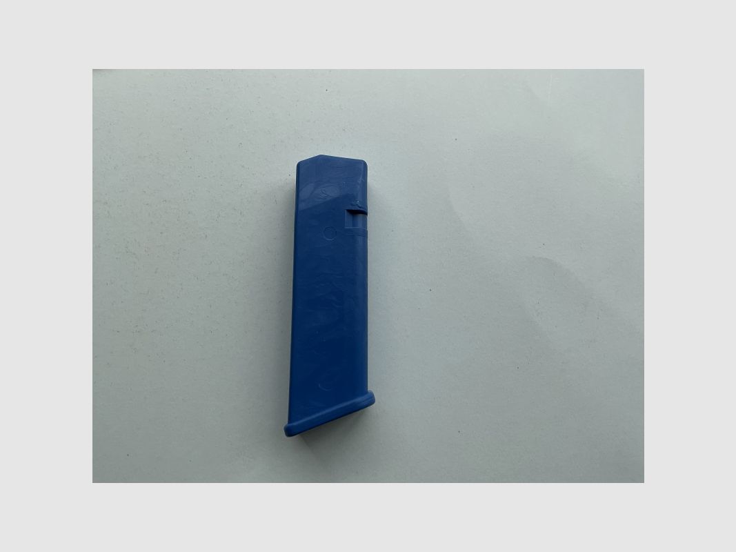 CARGADOR GHOST PISTOLA ENTRENAMIENTO GLOCK 17 AZUL EMPTY PESO 75 GRS. (GL03TME01BL, imagen 1 de 2