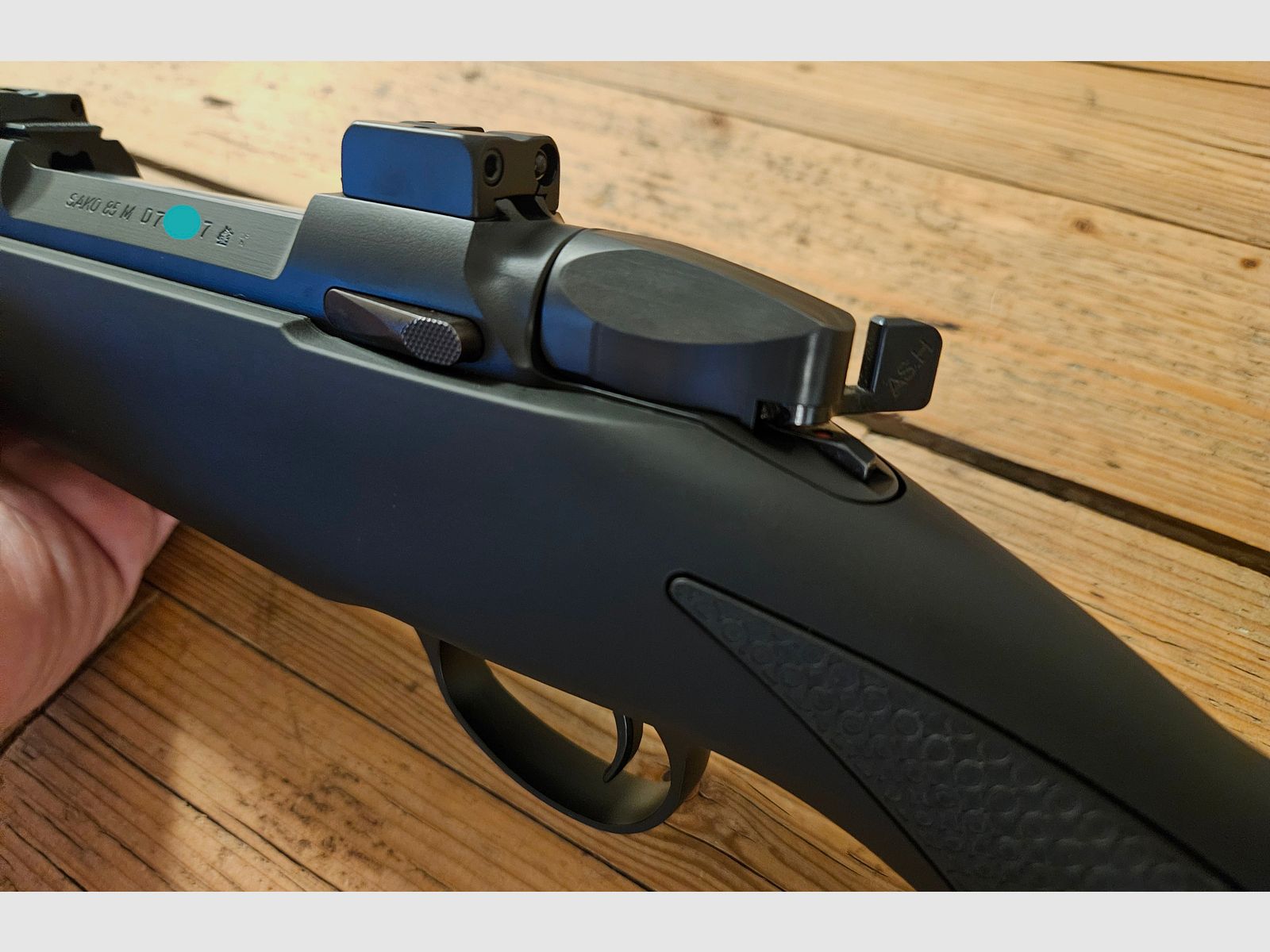 Sako 85 M 8x57 IS manual cocking Cerakote - no Sako 90 Sauer 202 101 Heym SR 21 30 Mauser 98 12 Blaser R8 308 30-06 9.3x62
