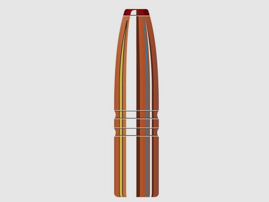 Hornady Caliber .338 / 8.5mm ECX TIPPED in 185 Grain | Lead-Free Premium Bullet #33272