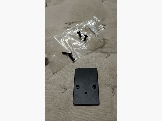 Placa de montaje tornillos para visor de punto rojo Glock 17 19 22 23 26 27 34 35 37 montaje universal de mira nuevo
