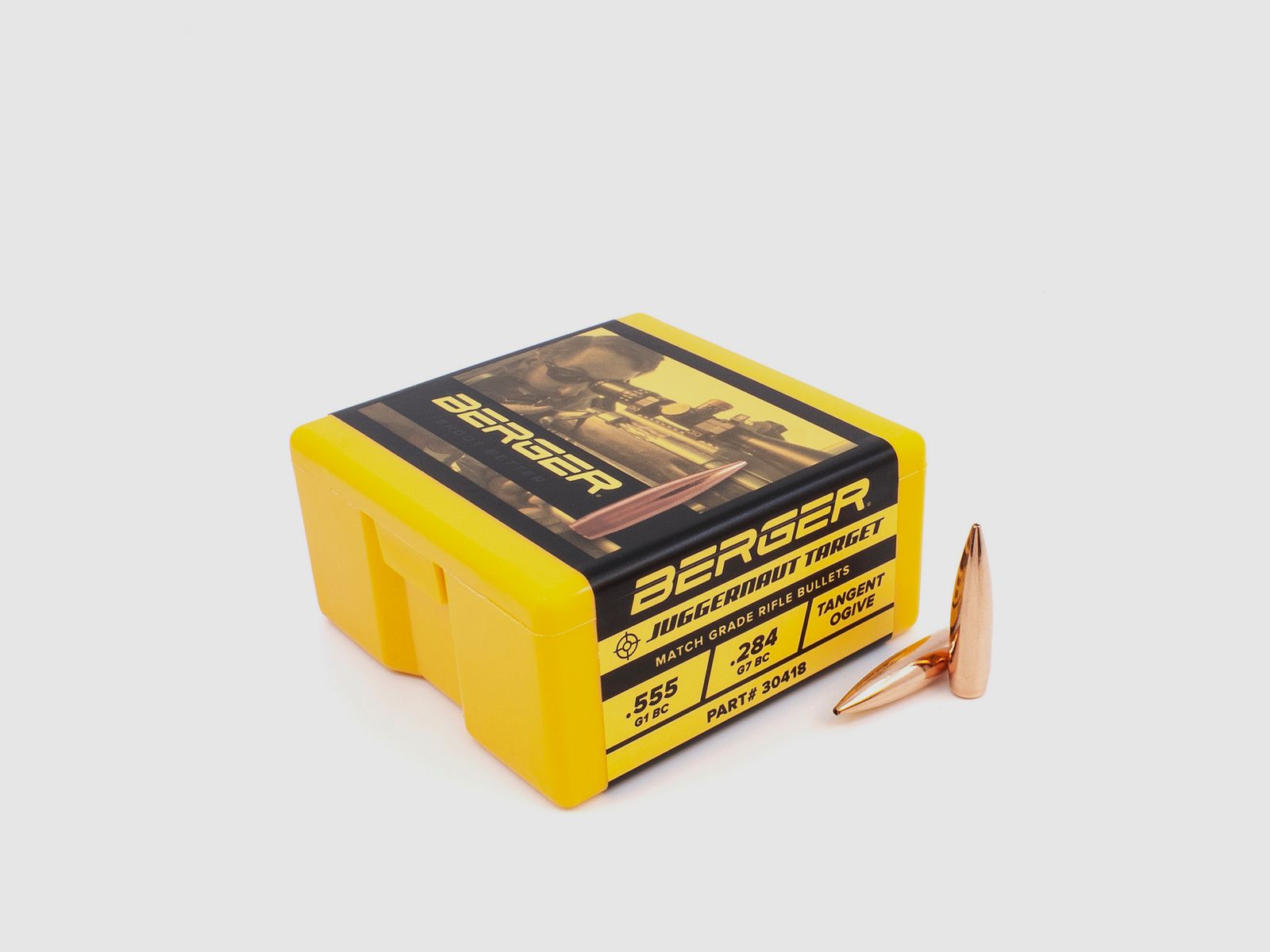 Proiettile Berger .30 Juggernaut Target 185GR 500 Pezzi