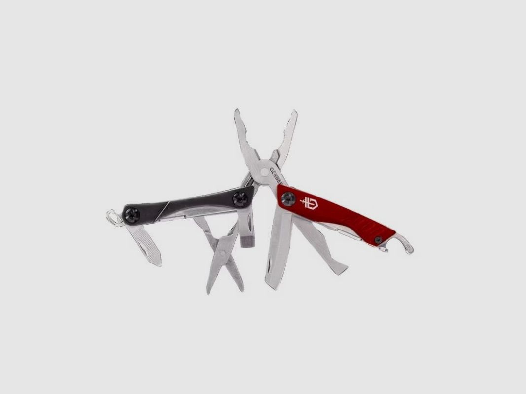 outil multifonction DIME-GERBER rouge, image 2 sur 2