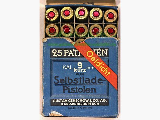 Geco - Fürth Pistol Cartridges 9 mm/short/9x17/.380 ACP