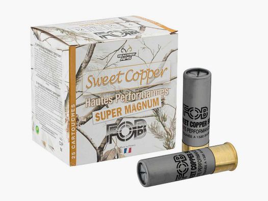 Fob sweet copper Magnum 50 Patronen - Kal. 12/89 - FOB SWEET COPPER kal 12-89 Nr. Lood 4