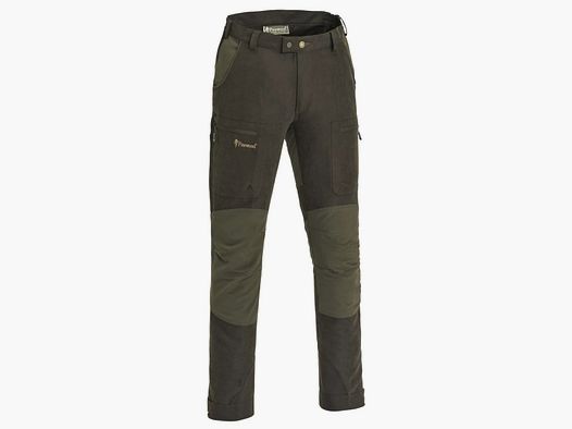 PANTALONI ESTREMI DA CACCIA CARIBÙ PINEWOOD UOMO Camoscio Marrone/ Verde Oliva Scuro