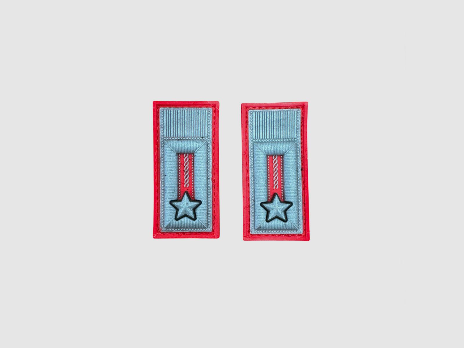 CARABINIERI – PATCHES RAYÉS POUR POLO OU VESTE O.P. EN CAOUTCHOUC (POUR OFFICIERS) (2 PCS)