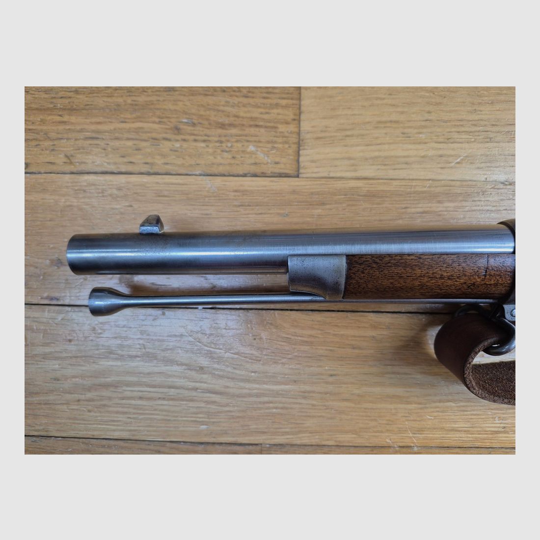 Seltenes Springfield 1861 Gewehr von Cadet – Colt Hartford 1862 – Kal. .58 mit gezogener Lauf für Minié-Geschoss – Mechanik, Markierungen und Lauf mehr als ausgezeichnet – Gewehrriemen – Hervorragend! TBE++, Bild 31 von 32