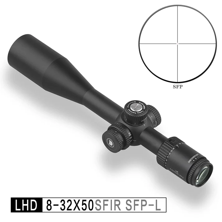 Zielfernrohr DiscoveryOpt LHD 8-32×50 SFIR – SFP-L- MOA + Montage, Bild 1 von 9