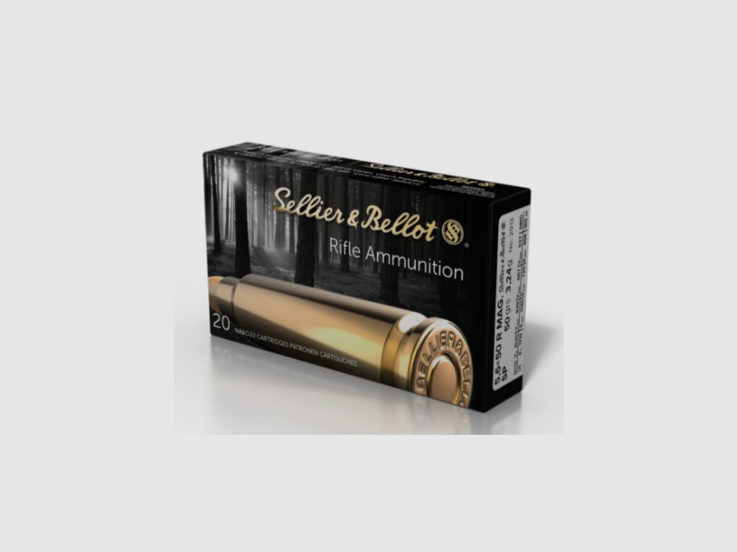 S&B CA 5,6x50R Magnum SP 50/3,24 pro 20 Stk.