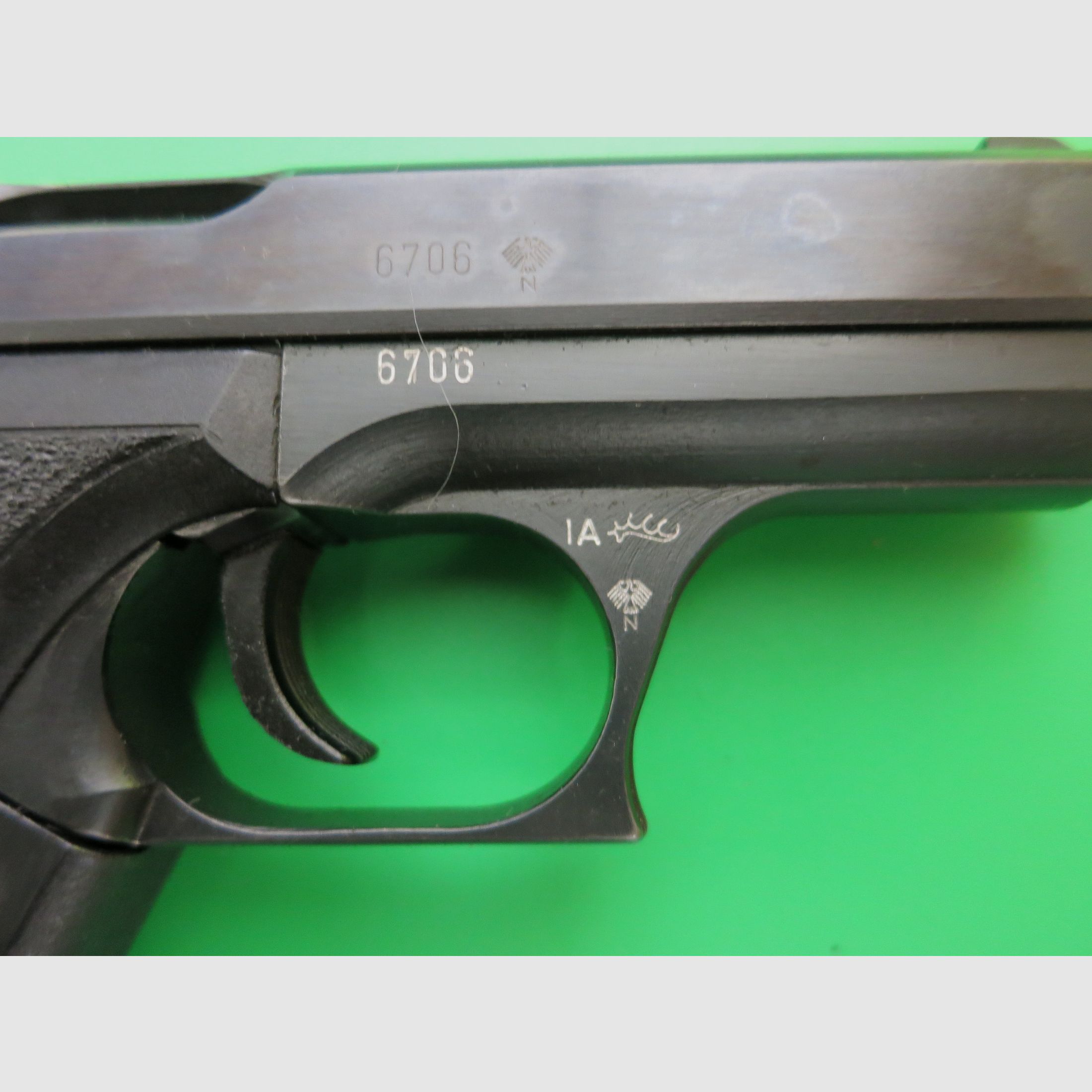 Heckler & Koch P7, PSP (Polizei-Selbstlade-Pistole), Kal. 9mm Luger, 1. Generation     #52
