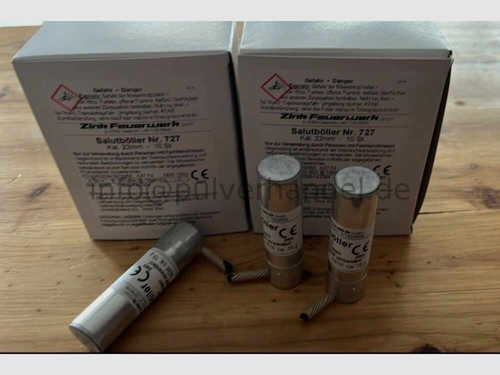 FK Böller - stronger charge - air signal firecrackers NEW production, no old S air signal firecracker 10 pieces in a package. New! Stronger! Louder! Safer! Simply better!