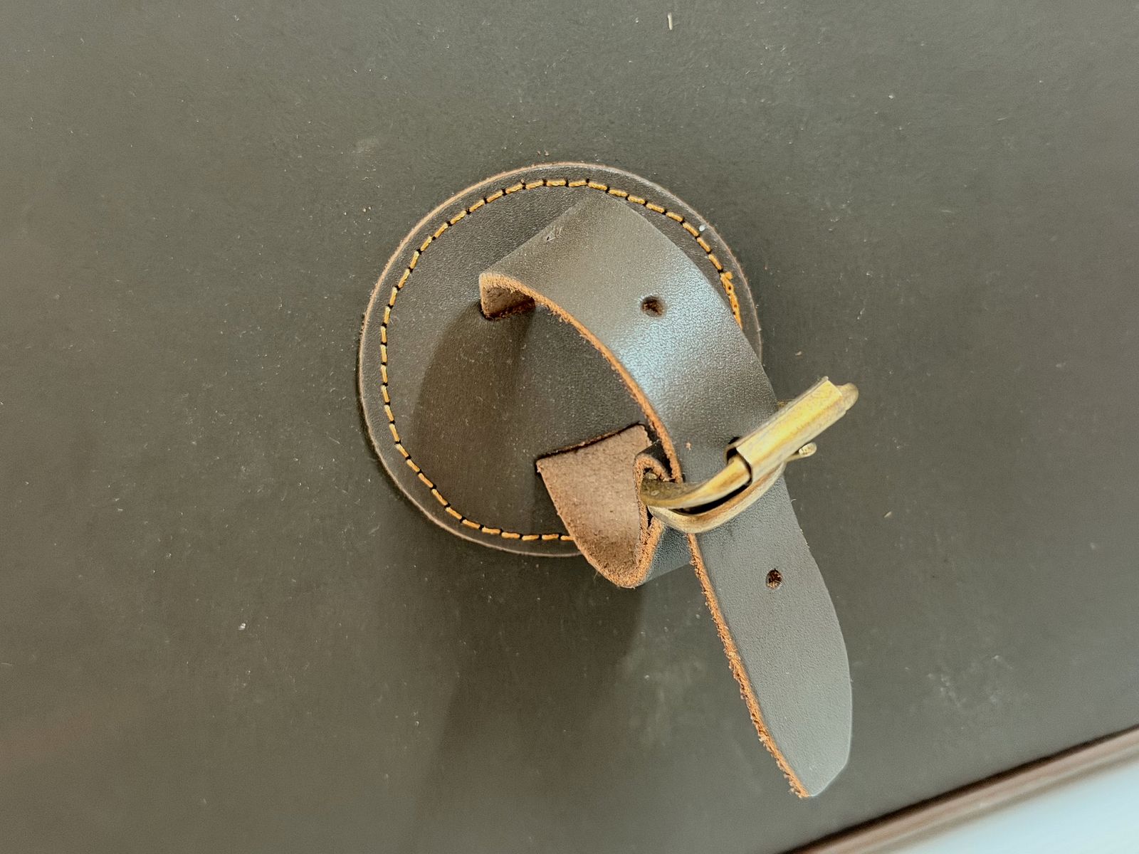 Futaille pour fusil avec lunette 125 cm rembourrée en cuir suédé El Corzo, image 5 sur 6