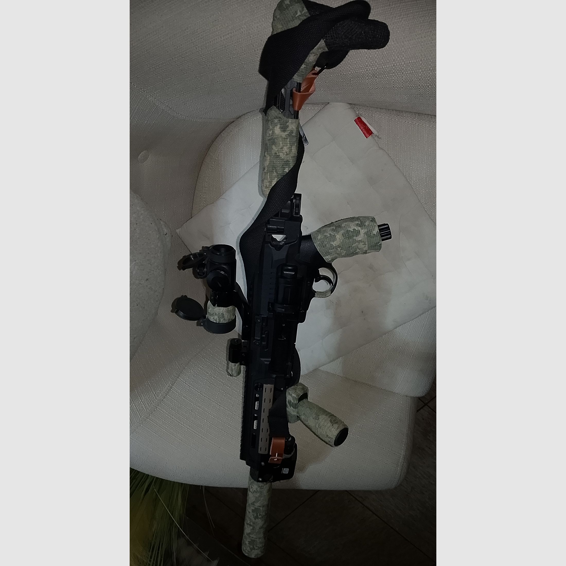 T4e HDR50 Tactical Sniper kit  Rot Grün Punkt Pfeffer Gummi geschosse RAM Paintball Markierer Cal .50 Set Lampe CO2 Kapseln Anschlagschaft carbine