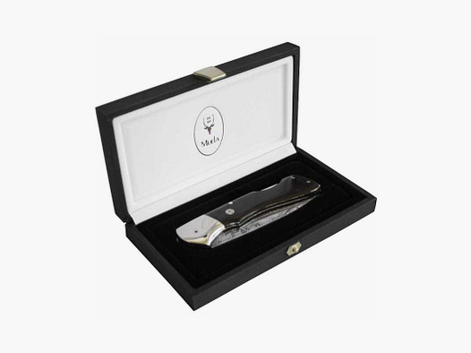 Couteau de poche en damas, bois de grenadier, couteau de collection